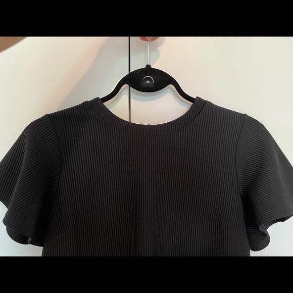 Black Ribbed ASOS Dress - Picture 7 of 7